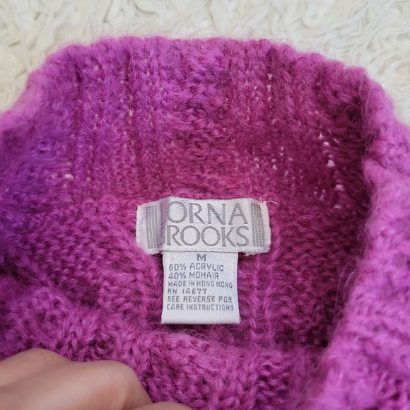 New Angora Blend Lorna Brooks Vintage Sweater - Picture 3 of 7